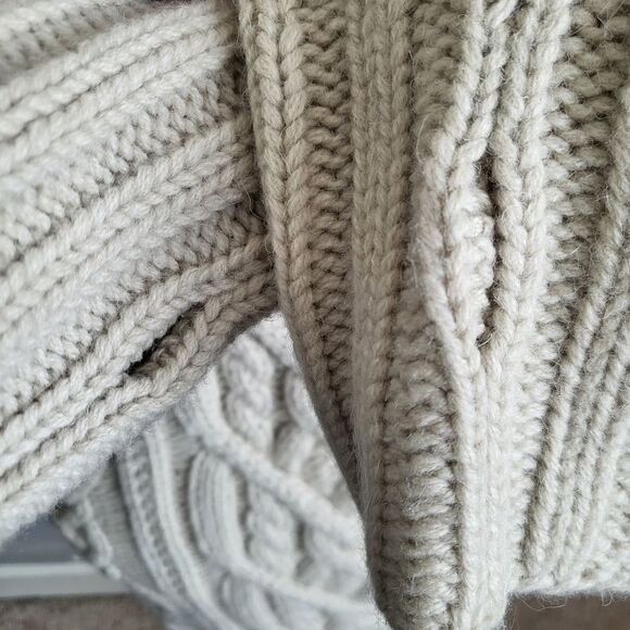 NICHOLAS K New York SWEATER COAT Cardigan Thick-Ply Heavy SHEEPMERE Wool Sz S - Picture 8 of 16